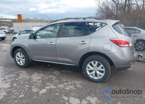 2012 Nissan Murano Sl из США, поврежденный, VIN JN8AZ1MW1CW230537